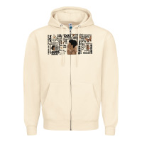 Sandshell black woman confident Zipper Hoodie - MaliasSmallBusiness