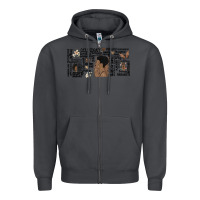 Smoke black woman confident Zipper Hoodie - MaliasSmallBusiness
