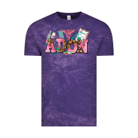 Cloud Purple adon nurse Vintage Tee - AdoDesignShop
