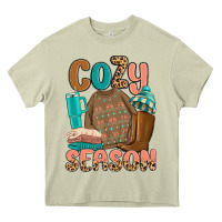 Mossy cozy season Heavy Core Tee - MaliasSmallBusiness