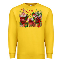 Lemon Elf Coffee Cups Christmas Premium Sweatshirt - BundleAndBundleShop