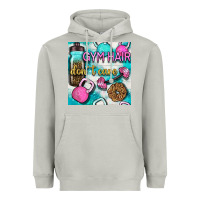 Moon Dust gym hair don't care clasp and water bottle with glitter seamless patte Heavyweight Hoodie - BundleAndBundleShop