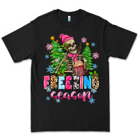 Black freezing season skeleton Premium Tee - Zillion Design Studio
