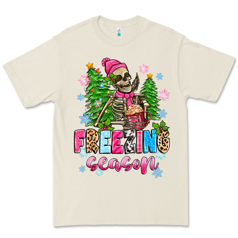 Freezing Season Skeleton Premium Tee by Zillion Design Studio | Teevron
