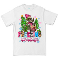 White freezing season skeleton Premium Tee - Zillion Design Studio