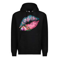 Black Eared Turquoise Pink Easter Lips Premium Hoodie - Bettercallsaul
