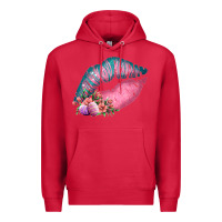 Cardinal Eared Turquoise Pink Easter Lips Premium Hoodie - Bettercallsaul