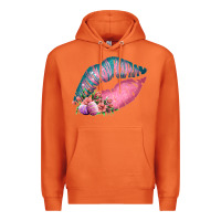 Carrot Eared Turquoise Pink Easter Lips Premium Hoodie - Bettercallsaul
