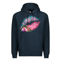 Navy Eared Turquoise Pink Easter Lips Premium Hoodie - Bettercallsaul