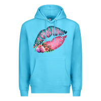 Ocean Blue Eared Turquoise Pink Easter Lips Premium Hoodie - Bettercallsaul