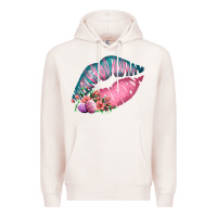 Pale Pink Eared Turquoise Pink Easter Lips Premium Hoodie - Bettercallsaul
