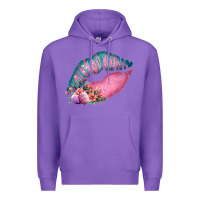 Purple Eared Turquoise Pink Easter Lips Premium Hoodie - Bettercallsaul