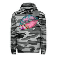 Slate Camo Eared Turquoise Pink Easter Lips Premium Hoodie - Bettercallsaul
