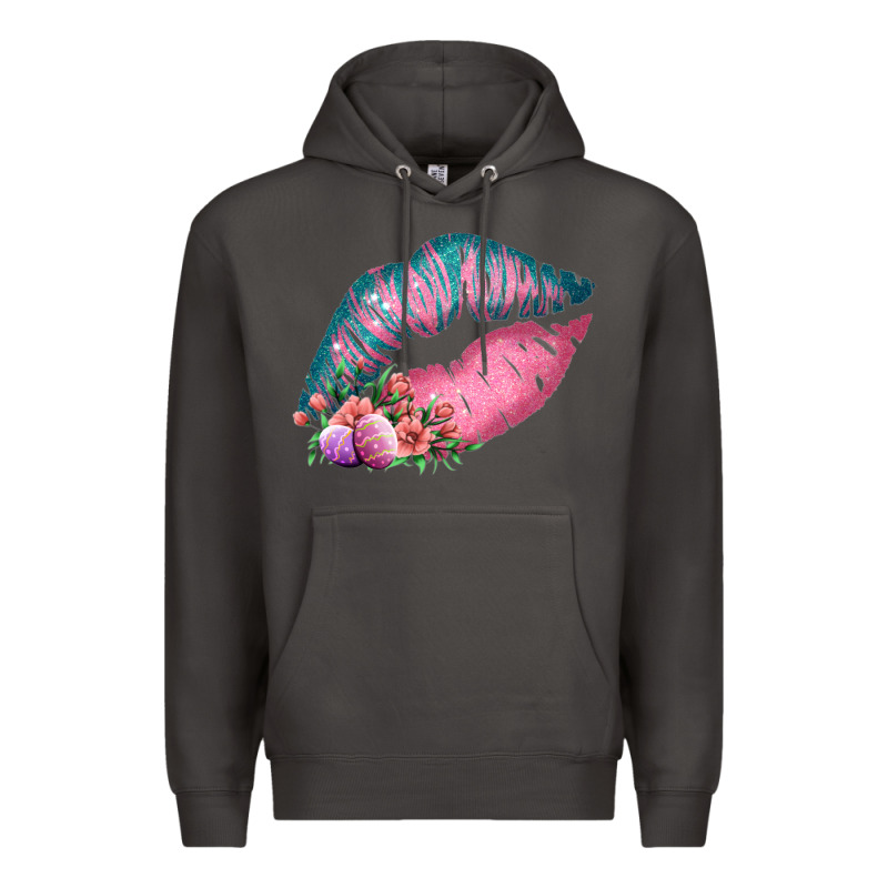 Eared Turquoise Pink Easter Lips Premium Hoodie by Bettercallsaul | Teevron