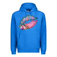 True Royal Eared Turquoise Pink Easter Lips Premium Hoodie - Bettercallsaul