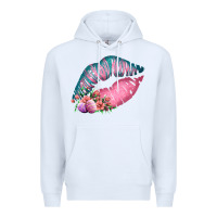 White Eared Turquoise Pink Easter Lips Premium Hoodie - Bettercallsaul