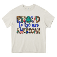 Cream proud to be an american Heavy Core Tee - Artiststas
