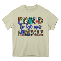 Mossy proud to be an american Heavy Core Tee - Artiststas