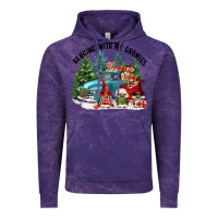 Cloud Purple hanging with my gnomies Vintage Hoodie - FaDigitalArtStudio