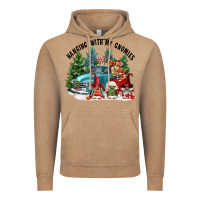 Vintage Coffee hanging with my gnomies Vintage Hoodie - FaDigitalArtStudio