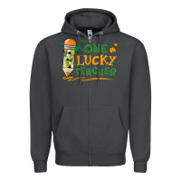Smoke one lucky teacher Zipper Hoodie - MaliasSmallBusiness