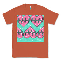Copper Nursing Heart Seamless Pattern Classic Tee - BundleAndBundleShop