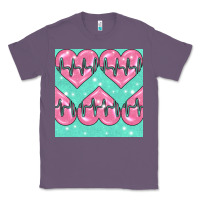 Lavender Nursing Heart Seamless Pattern Classic Tee - BundleAndBundleShop