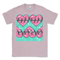 Lilac Nursing Heart Seamless Pattern Classic Tee - BundleAndBundleShop