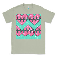Matcha Nursing Heart Seamless Pattern Classic Tee - BundleAndBundleShop