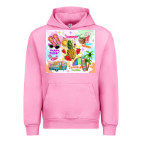 Fuchsia Pink summer beach Urban Hoodie - TumblerDesignByShophia