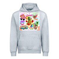 Heather Grey summer beach Urban Hoodie - TumblerDesignByShophia