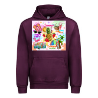 Mauve Wine summer beach Urban Hoodie - TumblerDesignByShophia