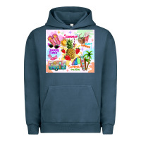 Pigment Midnight Navy summer beach Urban Hoodie - TumblerDesignByShophia