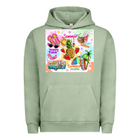 Pigment Oil Green summer beach Urban Hoodie - TumblerDesignByShophia