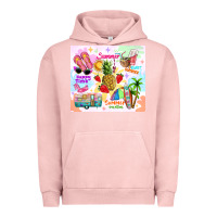 Pigment Salmon summer beach Urban Hoodie - TumblerDesignByShophia