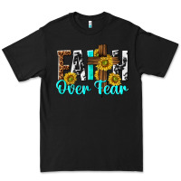 Black faith over fear Premium Tee - texasbilliewilder