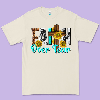 Faith Over Fear Premium Tee Designed By Texasbilliewilder