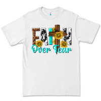 White faith over fear Premium Tee - texasbilliewilder