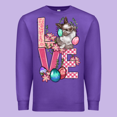 Love Easter Premium Sweatshirt Designed By Bundleandbundleshop