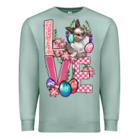 Seafoam Love Easter Premium Sweatshirt - BundleAndBundleShop