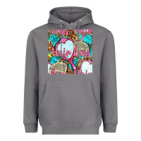 Storm hair boss and hand mirror with money and leopard seamless pattern bbs Heavyweight Hoodie - BundleAndBundleShop