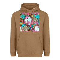 Toasted Coconut hair boss and hand mirror with money and leopard seamless pattern bbs Heavyweight Hoodie - BundleAndBundleShop