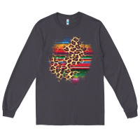 Smoke serape leopard patch Long Sleeve Tee - AdoDesignShop