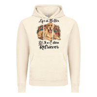 Vintage Artic life is better with a golden retriever Vintage Hoodie - JahusDesignShop