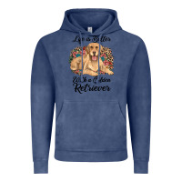 Vintage Denim life is better with a golden retriever Vintage Hoodie - JahusDesignShop