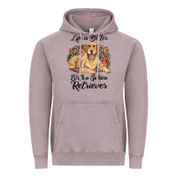 Vintage Zinc life is better with a golden retriever Vintage Hoodie - JahusDesignShop
