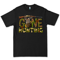 Black gone hunting western Premium Tee - texasbilliewilder