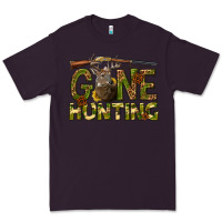 Plum gone hunting western Premium Tee - texasbilliewilder