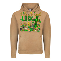 Vintage Camel i dont need luck ive got jesus st. patricks day Vintage Hoodie - Neo Western
