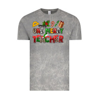 Cloud Rock one merry teacher Vintage Tee - AdoDesignShop